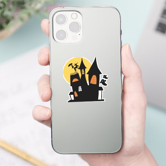 ハロウィン不気味イハウス シール (スマートフォン)