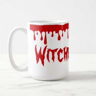 ハロウィン不気味ウィッチが赤い血を滴らせる コーヒーマグカップ