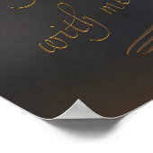 ハロウィン不気味ウィッチこうもり引用文タイポグラフィ ポスター (角)