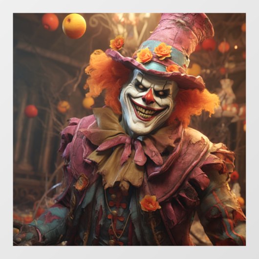 ハロウィン不気味ウィンドウの固定 ウィンドウサイン (シート)