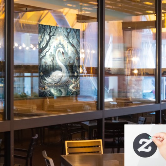 ハロウィン不気味ウィンドウの固定 ウィンドウサイン (レストラン窓)