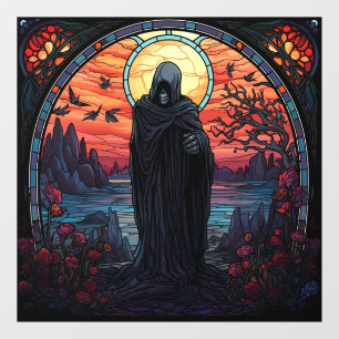 ハロウィン不気味ウィンドウの固定 ウィンドウサイン