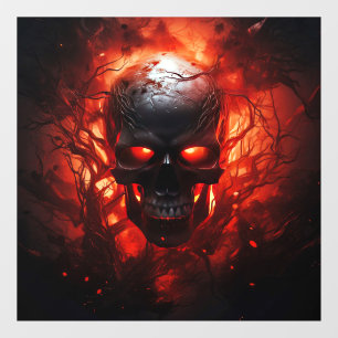 ハロウィン不気味ウィンドウの固定 ウィンドウサイン