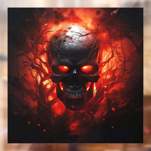 ハロウィン不気味ウィンドウの固定 ウィンドウサイン (シート2)