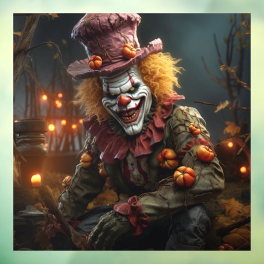 ハロウィン不気味ウィンドウの固定 ウィンドウサイン (シート3)