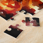 ハロウィン不気味ウォーターカラージグソーパズル ジグソーパズル (側面)