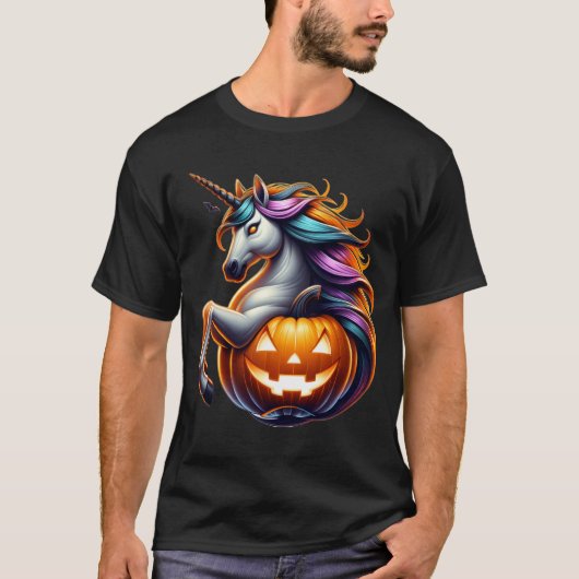 🎃👻ハロウィン不気味ウスシャツ🦄🕷️ Tシャツ (正面)