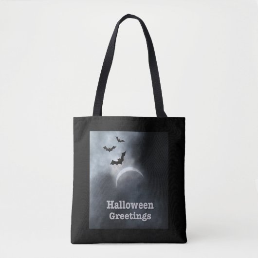 ハロウィン不気味エクリプスの挨拶 トートバッグ (正面)