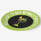 ハロウィン不気味カクテルパーティー ペーパープレート (アングル)