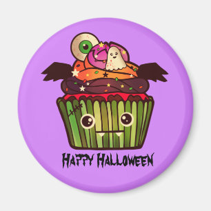 ハロウィン不気味カップケーキ マグネット