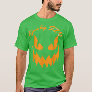 ハロウィン不気味カボチャ不気味シーズンジャックオラント Tシャツ