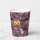 ハロウィン不気味カボチャ幽霊不気味スパイダーこうもり 紙コップ (右)