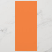 ハロウィン不気味カボチャ誕生日パーティーフード メニュー (裏面)