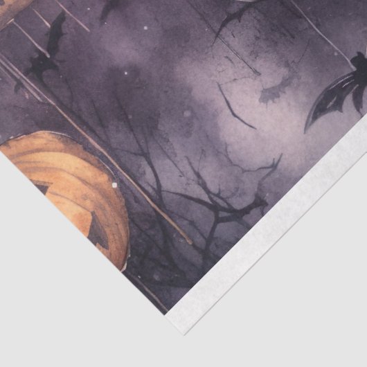 ハロウィン不気味カボチャ3デクページ紙 薄葉紙 (詳細)