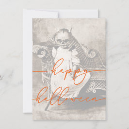 ハロウィン不気味カードテンプレート シーズンカード