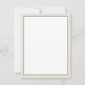 ハロウィン不気味カードテンプレート ノートカード (裏面)