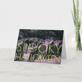ハロウィン不気味カードテンプレート 案内状