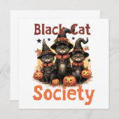 ハロウィン不気味カード (正面/裏面)