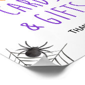 ハロウィン不気味カード&ギフトテーブルの看板8x10 ポスター (角)