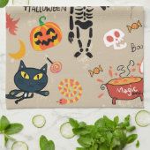 ハロウィン不気味キッチンタオル キッチンタオル (折り畳み)