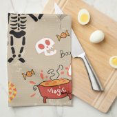 ハロウィン不気味キッチンタオル キッチンタオル (四つ折り)