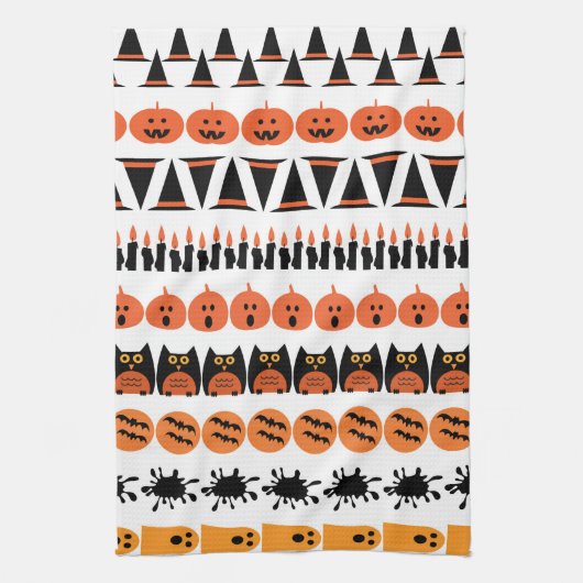 ハロウィン不気味キッチンタオル キッチンタオル (縦)
