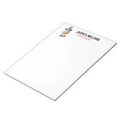 ハロウィン不気味キャラクター漫画 ノートパッド (アングル)