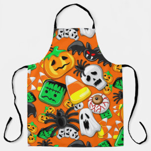ハロウィン不気味キャンディパーティー エプロン