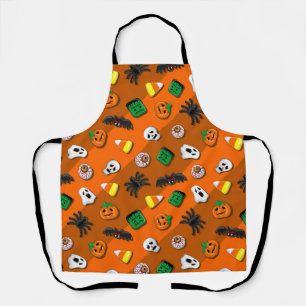 ハロウィン不気味キャンディパーティー エプロン