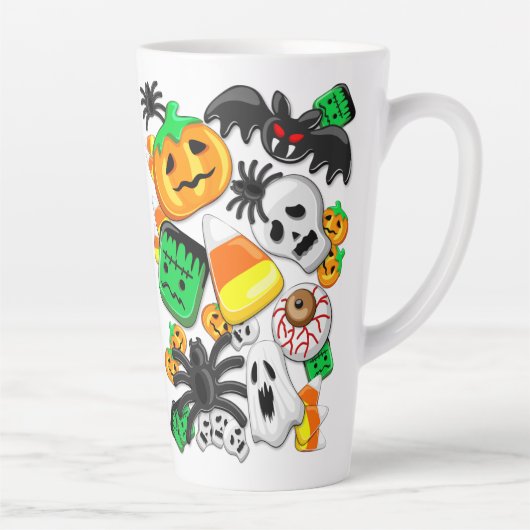 ハロウィン不気味キャンディパーティー カフェラテマグ (右)