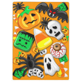 ハロウィン不気味キャンディパーティー クリップボード (裏面)