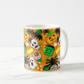 ハロウィン不気味キャンディパーティー コーヒーマグカップ (正面右)