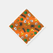ハロウィン不気味キャンディパーティー スタンダードカクテルナプキン (角)