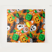ハロウィン不気味キャンディパーティー タペストリー (正面(横))