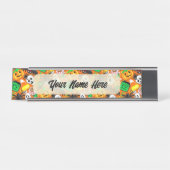 ハロウィン不気味キャンディパーティー デスクネームプレート (正面)