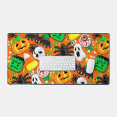 ハロウィン不気味キャンディパーティー デスクマット (キーボード&マウス)