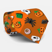 ハロウィン不気味キャンディパーティー ネクタイ (ロール)