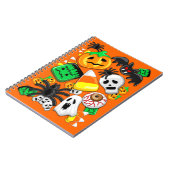 ハロウィン不気味キャンディパーティー ノートブック (左側)