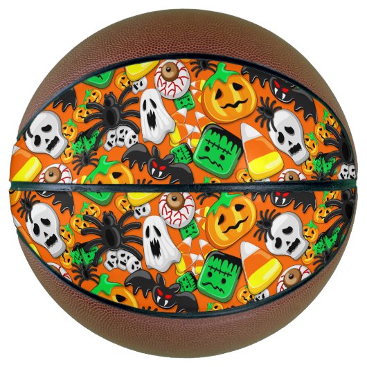 ハロウィン不気味キャンディパーティー バスケットボール (正面)