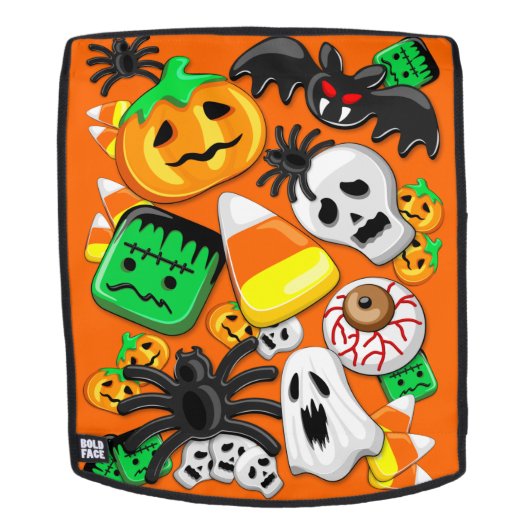 ハロウィン不気味キャンディパーティー バックパック (取り外し可フェース)