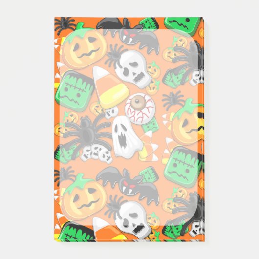 ハロウィン不気味キャンディパーティー ポストイット (正面)