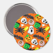 ハロウィン不気味キャンディパーティー マグネット (正面/裏面)
