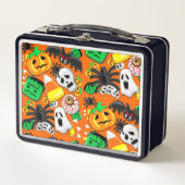 ハロウィン不気味キャンディパーティー メタルランチボックス (正面)