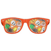 ハロウィン不気味キャンディパーティー レトロサングラス (正面)
