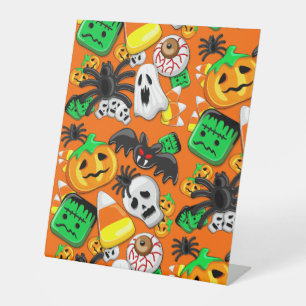 ハロウィン不気味キャンディパーティー 台座サイン