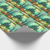 ハロウィン不気味キュートコレクモダンション ラッピングペーパー (角)