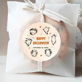 ハロウィン不気味キュート幽霊 フェイバータグ