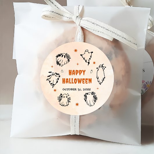 ハロウィン不気味キュート幽霊 フェイバータグ