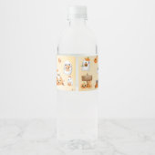 ハロウィン不気味キュート幽霊 ペットボトルラベル (裏面)