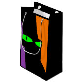 ハロウィン不気味クキーブラックキャットアイズ スモールペーパーバッグ (裏面アングル)